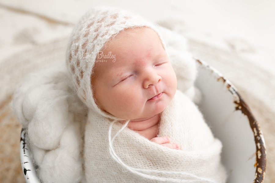 Baby H's newborn photography session